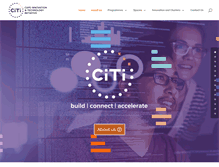 Tablet Screenshot of citi.org.za