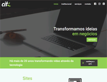 Tablet Screenshot of citi.org.br